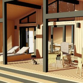 Каркасный дом Барбарис