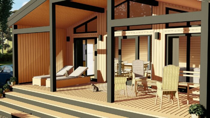 Каркасный дом Барбарис