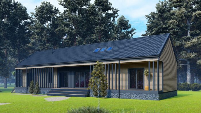 Каркасный дом Эдельвейс