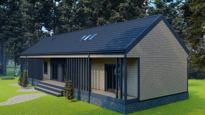 Каркасный дом Эдельвейс