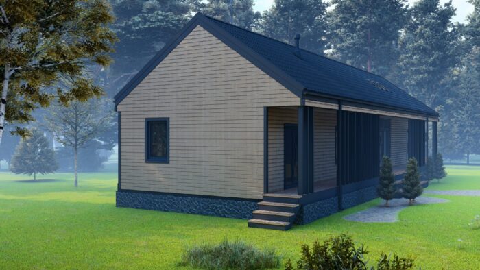 Каркасный дом Эдельвейс