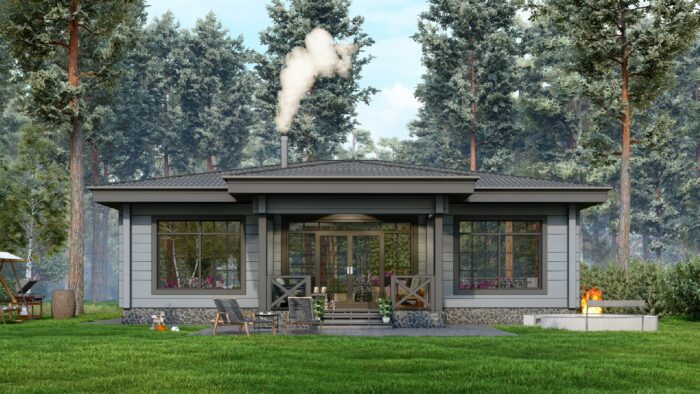 Дом из клееного бруса Кубинка