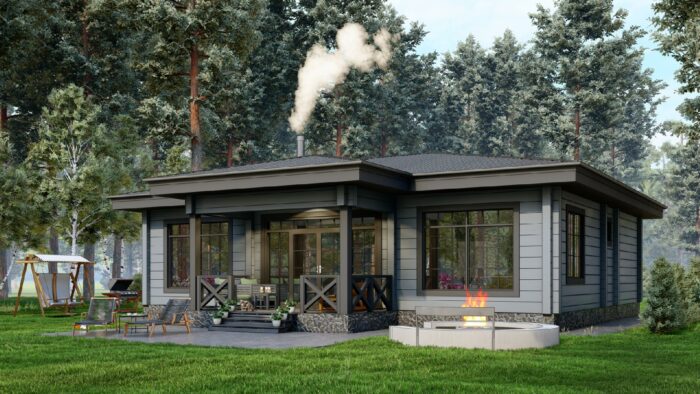 Дом из клееного бруса Кубинка