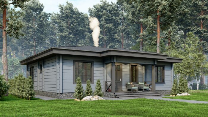 Дом из клееного бруса Кубинка