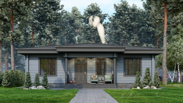 Дом из клееного бруса Кубинка