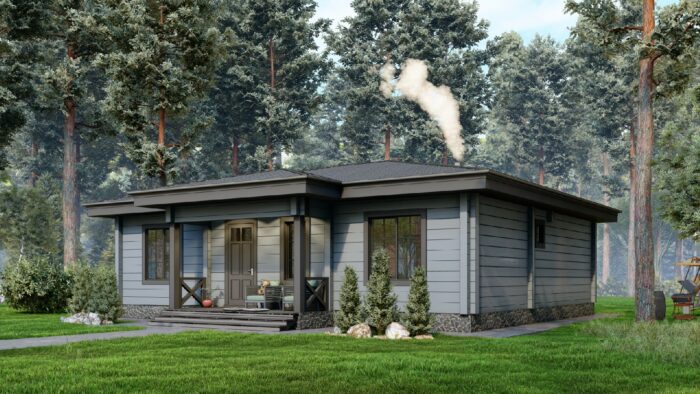 Дом из клееного бруса Кубинка