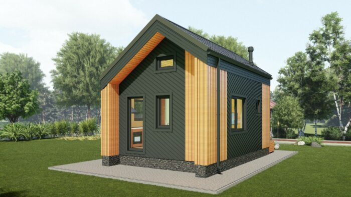 Каркасный дом Незабудка