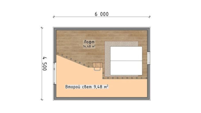 Каркасный дом Незабудка