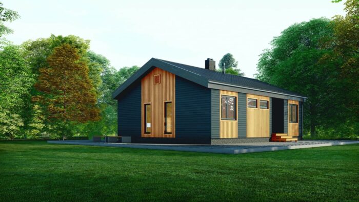 Каркасный дом Хризантема