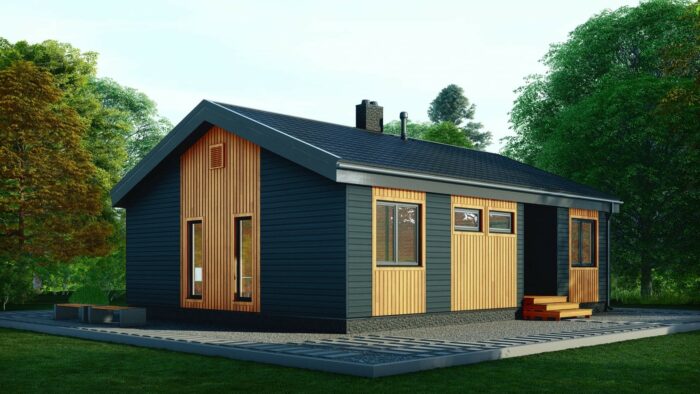 Каркасный дом Хризантема