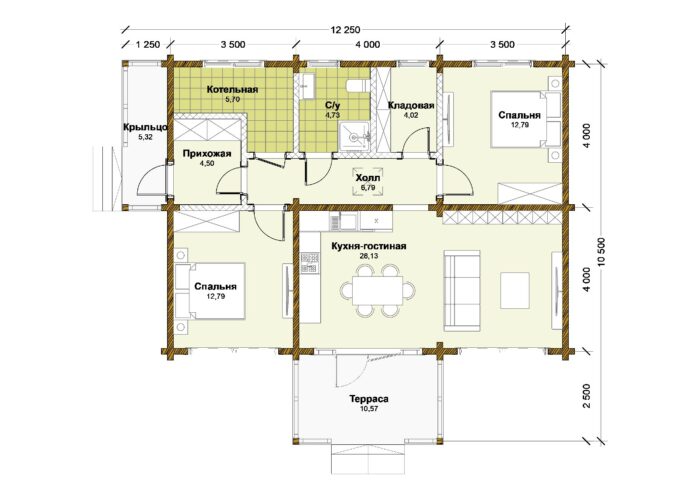 Дом из клееного бруса Красногорск