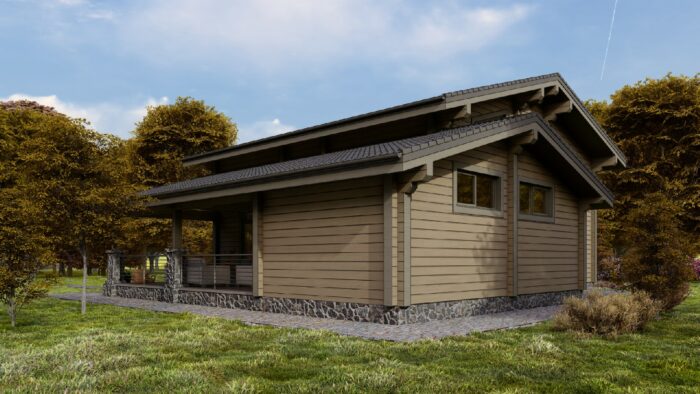 Дом из клееного бруса Щербинка