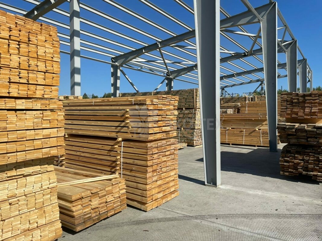 Продажа пиломатериалов на площадке Экотехстрой