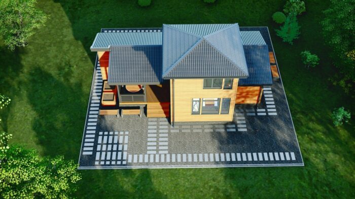 Каркасный дом Гортензия