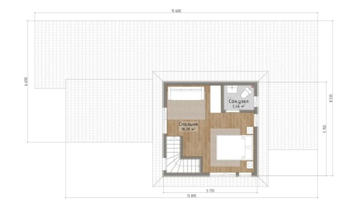 Каркасный дом Гортензия