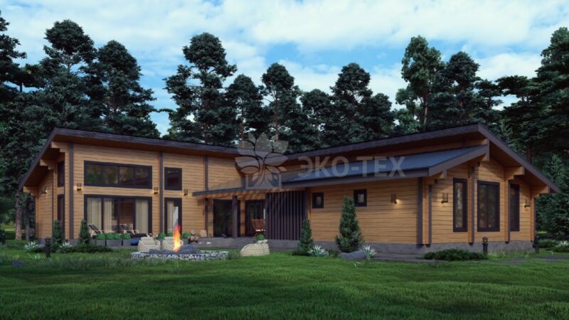 Дом из клееного бруса Коломенское