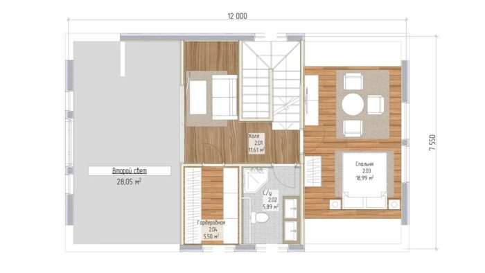 Каркасный дом Пихта