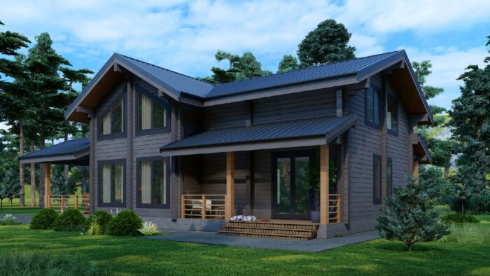 Дом из клееного бруса Ясенево