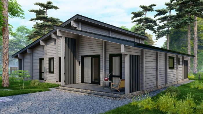 Дом из клееного бруса Юрцево