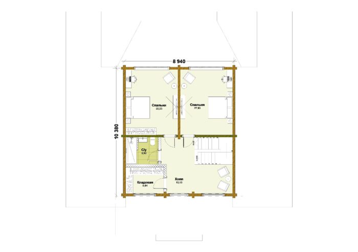 Дом из клееного бруса Хабаровск