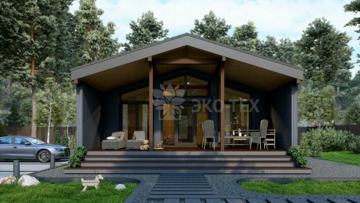 Каркасный дом Брусника