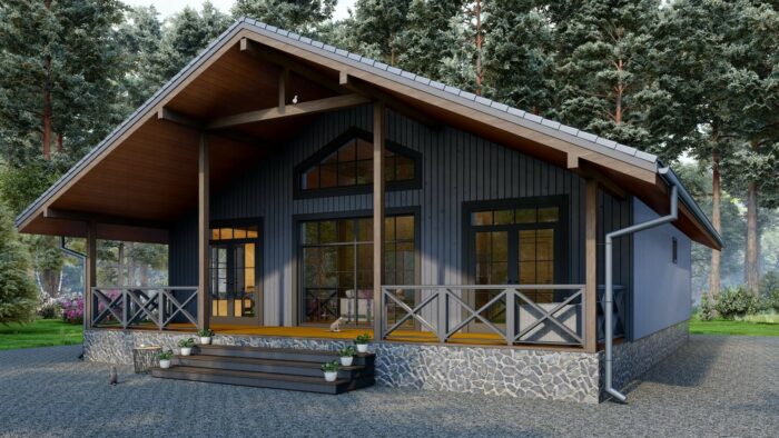 Каркасный дом Ежевика