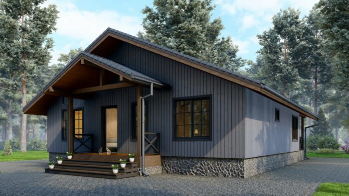 Каркасный дом Ежевика