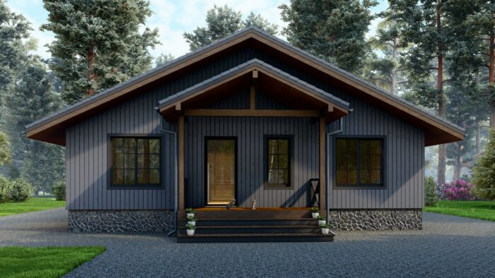 Каркасный дом Ежевика