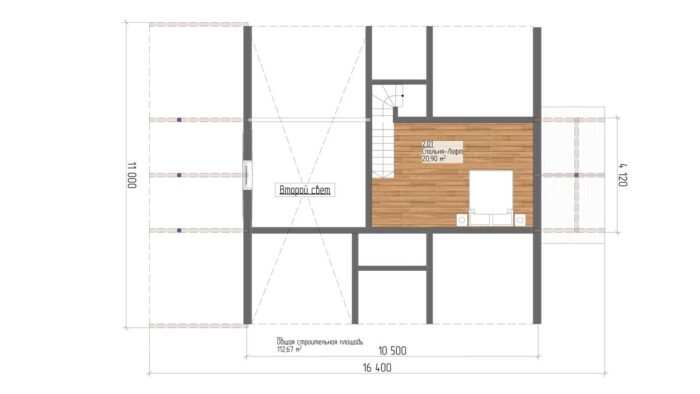 Каркасный дом Ежевика