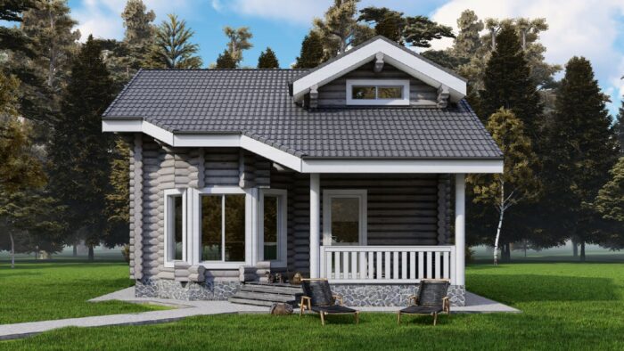 Дом из бревна Дзержинский