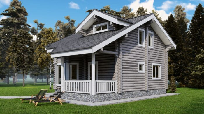 Дом из бревна Дзержинский