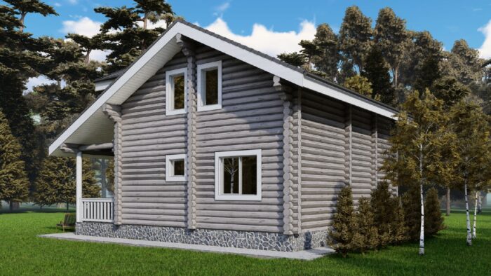 Дом из бревна Дзержинский