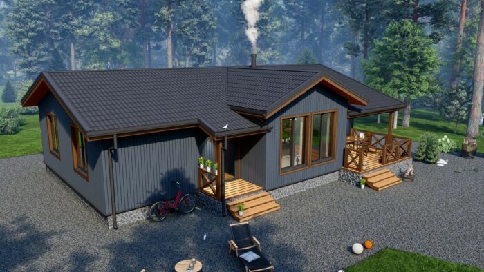 Каркасный дом Сакура