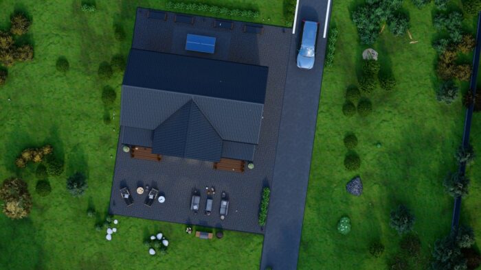 Каркасный дом Ромашка