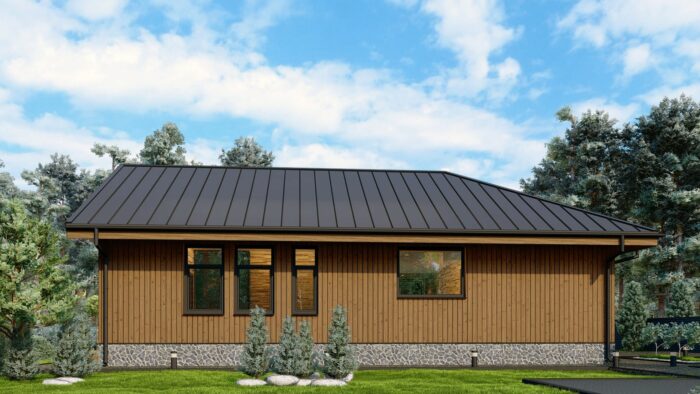 Каркасный дом Тюльпан