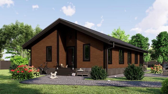 Каркасный дом Фрезия