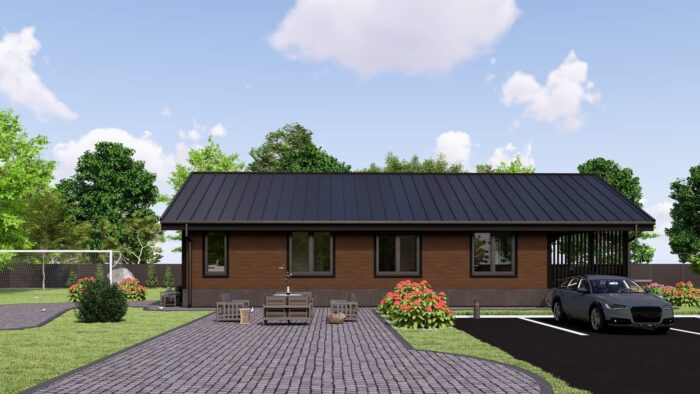 Каркасный дом Фрезия