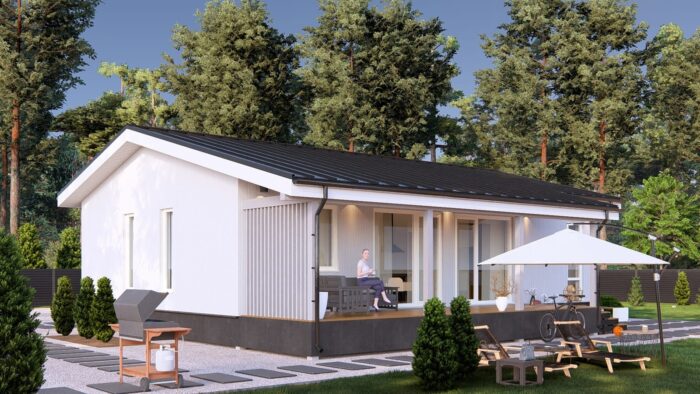 Каркасный дом Клен