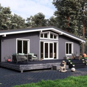 Каркасный дом Малина