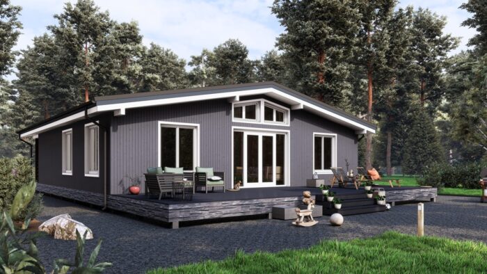 Каркасный дом Малина