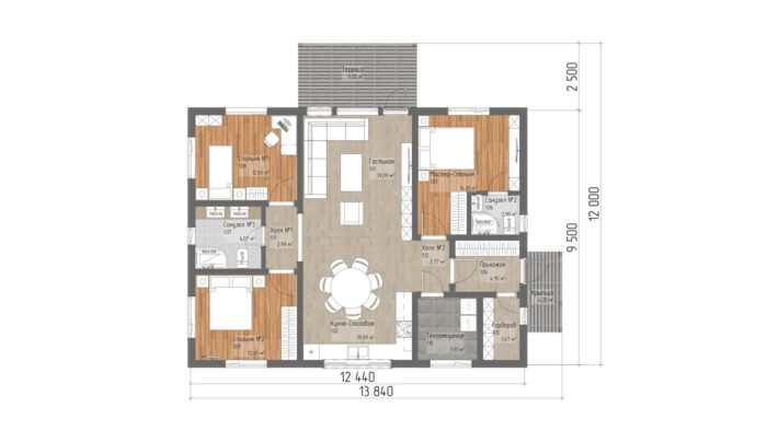 Каркасный дом Клевер