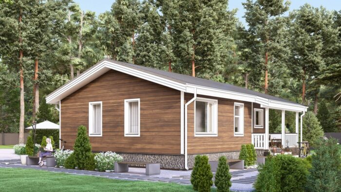 Каркасный дом Мимоза