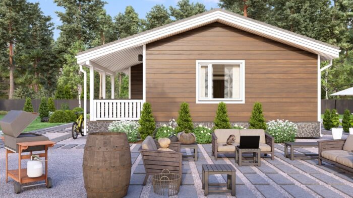 Каркасный дом Мимоза