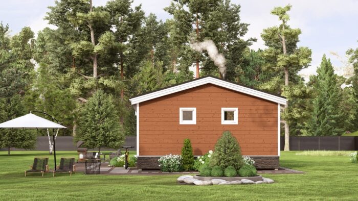 Каркасная баня Шалфей