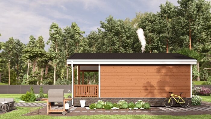 Каркасная баня Шалфей