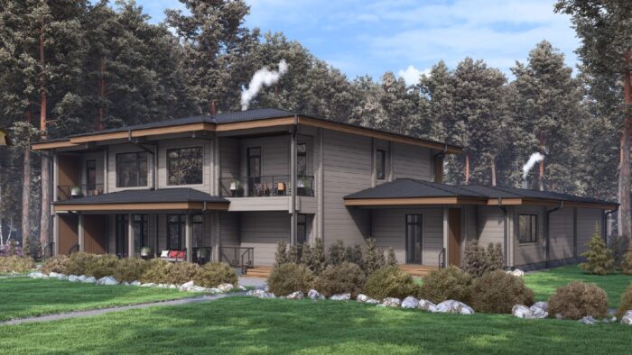 Дом из клееного бруса Шарапово