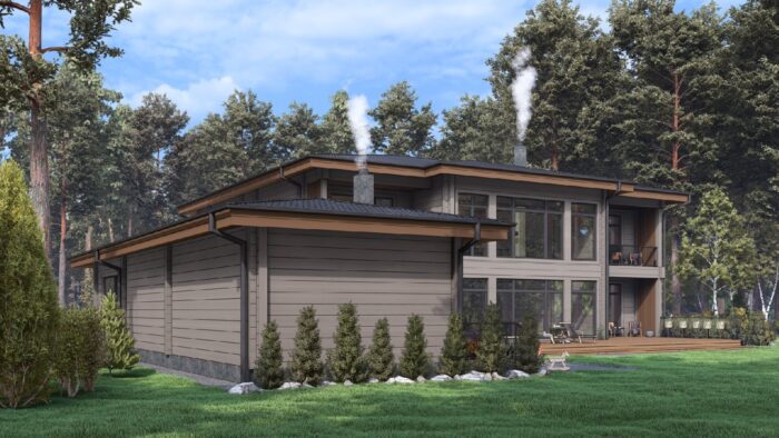 Дом из клееного бруса Шарапово