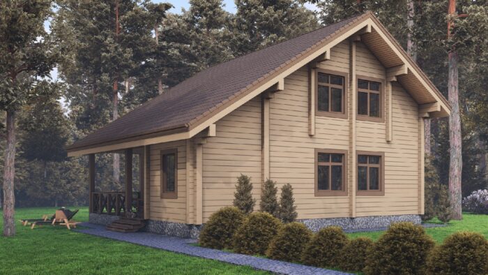 Дом из клееного бруса Внуково