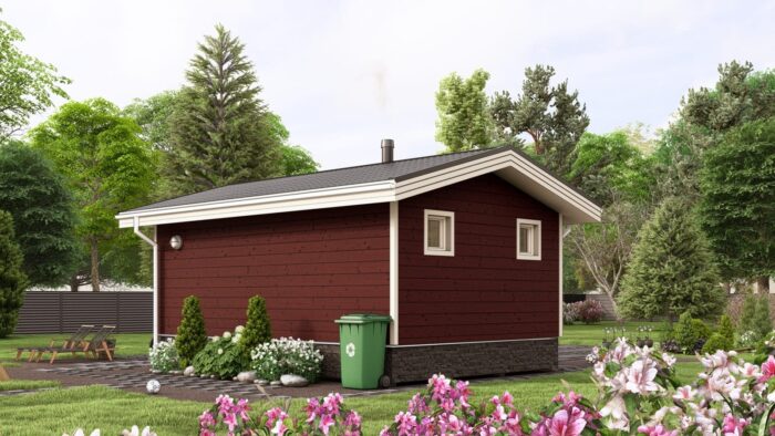 Каркасная баня Хвоя