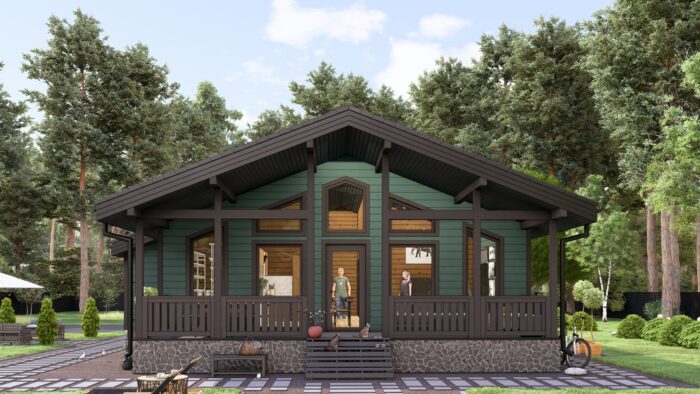 Каркасный дом Яблоня